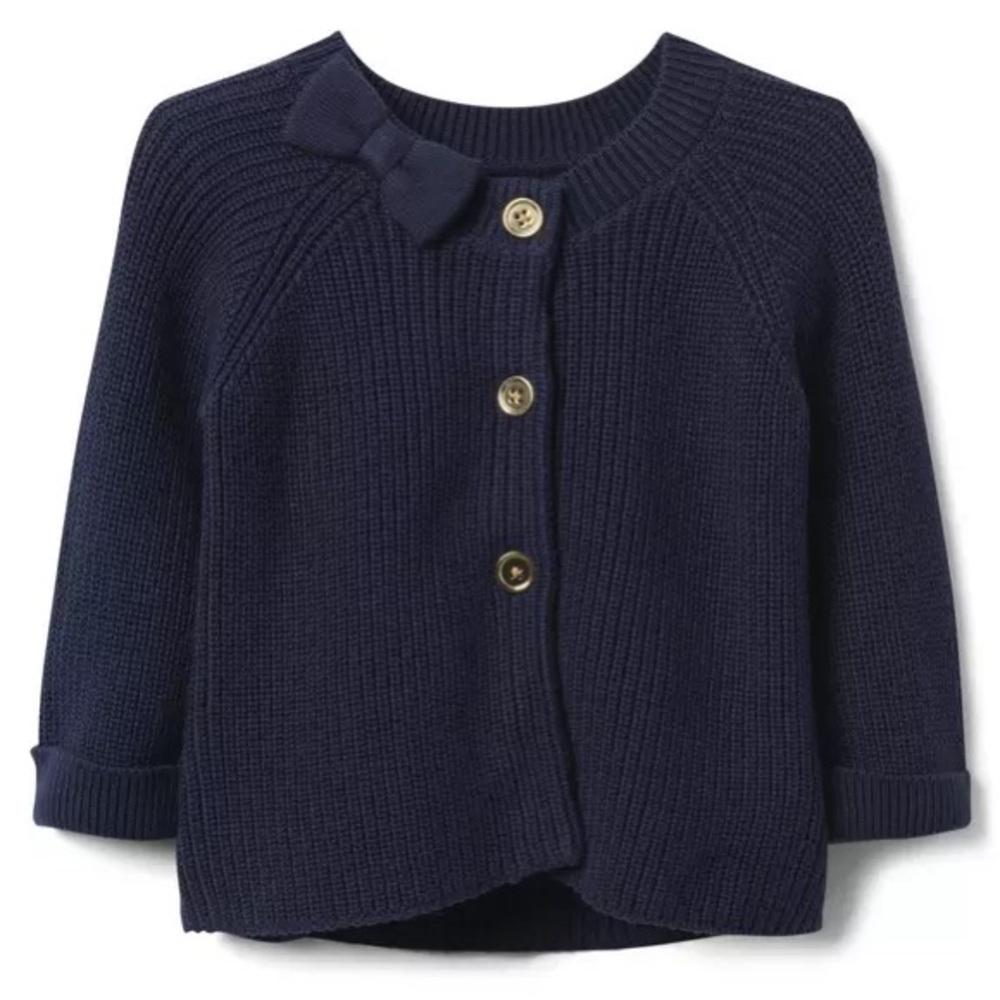 JANIE AND JACK Knit Bow Cardigan Size 6